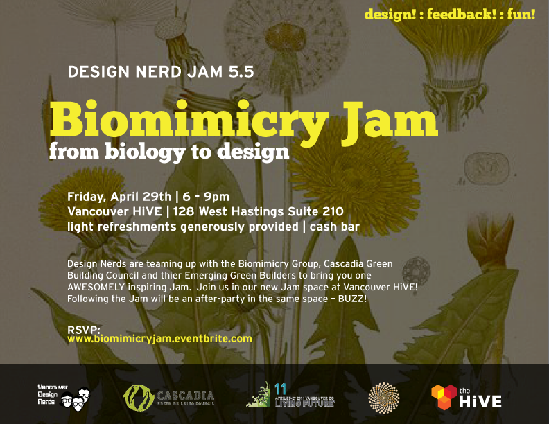 Design Nerd Jam 5.5 – Biomimicry Jam
