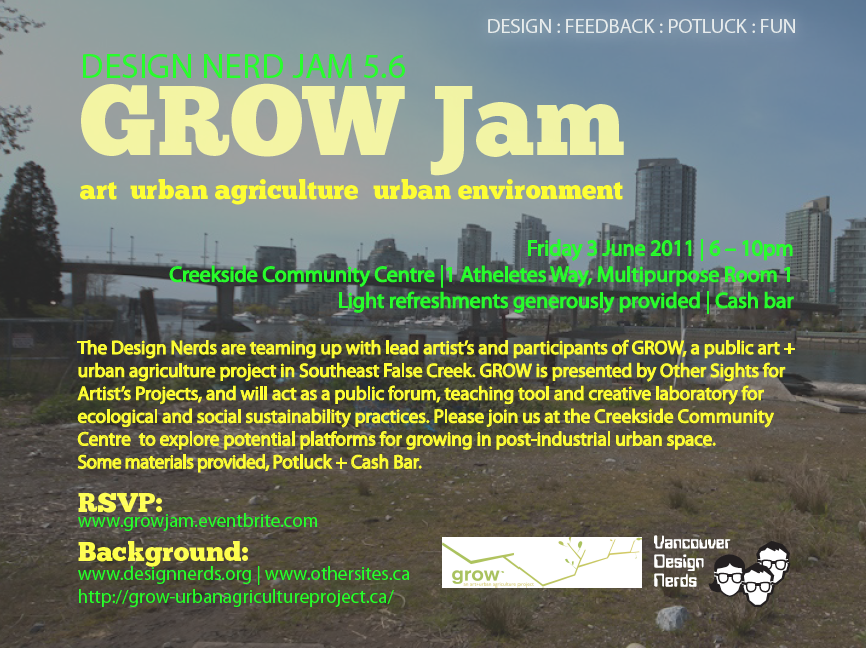 Design Nerd Jam 5.6 – GROW JAM