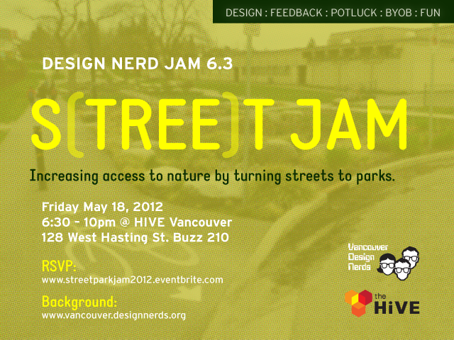 Design Nerd Jam 6.3 – STREET PARK JAM