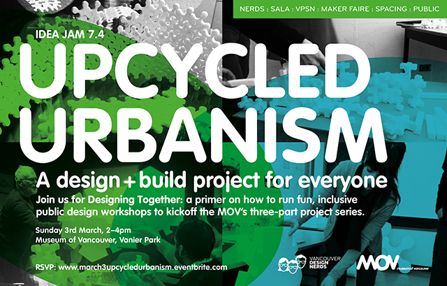Upcycled Urbanism – ‘Designing Together’ Kickoff Jam