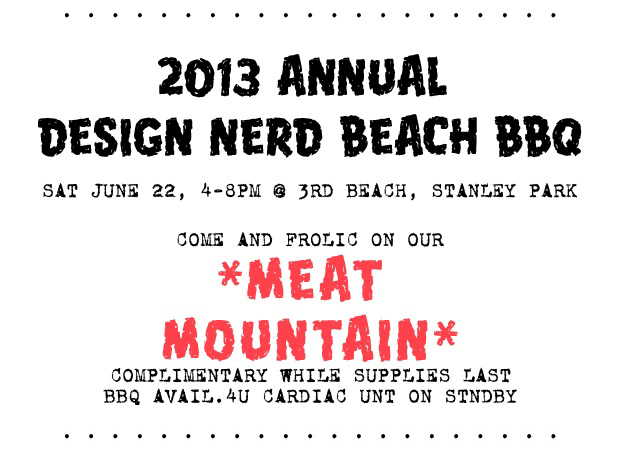 2013 Annual Nerd Beach BBQ