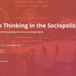 Design Thinking in the Sociopolis